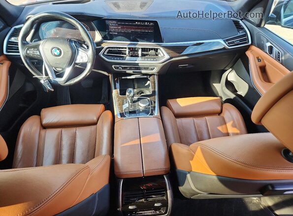 5UXCR6C50KLL39676 2019 BMW X5 Blue Առջևի վահանակի տեսք