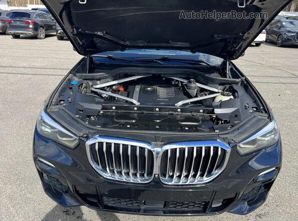 5UXCR6C52KLK80260 2019 BMW X5 Black წინა პანელის ხედი