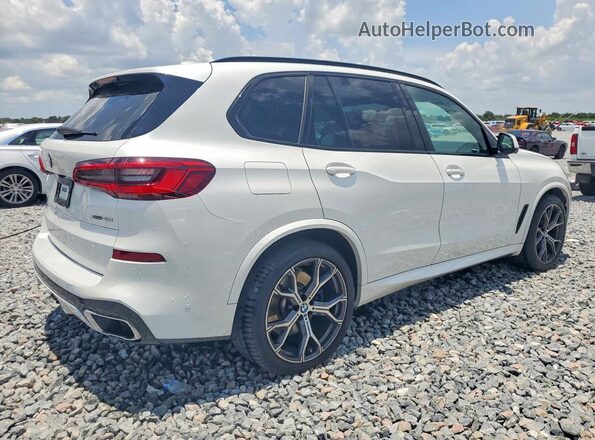 5UXCR6C52KLL03665 2019 BMW X5 White Trasero derecho