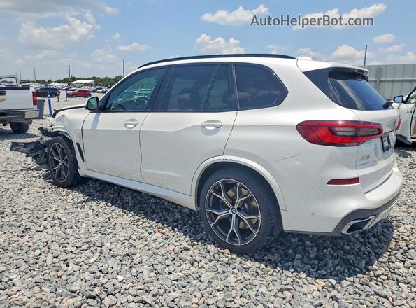 5UXCR6C52KLL03665 2019 BMW X5 White Trasero izquierdo