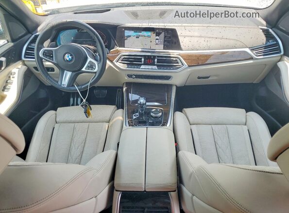 5UXCR6C52KLL03665 2019 BMW X5 White Vista del salpicadero