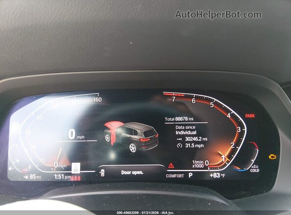 5UXCR6C52KLL10860 2019 BMW X5 Серый Вид задних сидений