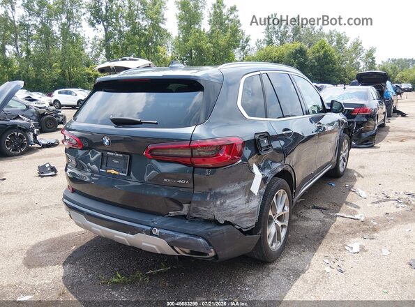 5UXCR6C52KLL10860 2019 BMW X5 Серый Задняя правая четверть