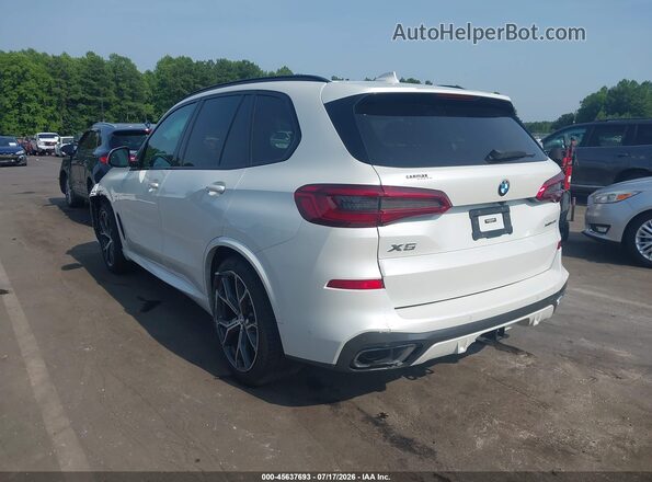 5UXCR6C52KLL11829 2019 BMW X5 White Trasero izquierdo