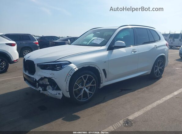 5UXCR6C52KLL11829 2019 BMW X5 White Vista tres cuartos delantera izquierda
