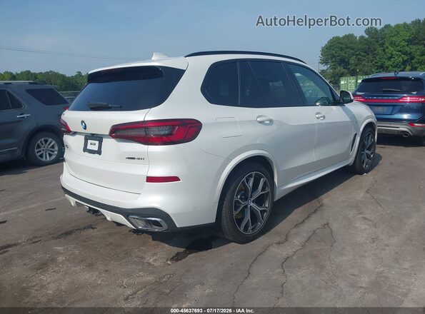 5UXCR6C52KLL11829 2019 BMW X5 White Trasero derecho