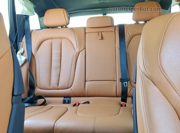 5UXCR6C53KLL05408 2019 BMW X5 Black Вид задніх сидінь