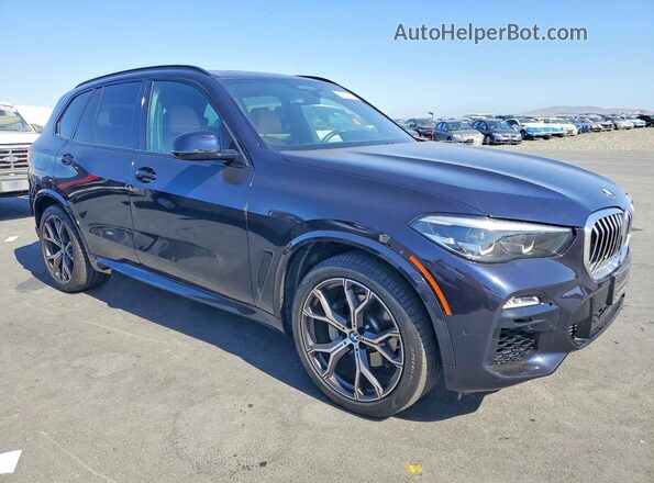 5UXCR6C53KLL06381 2019 BMW X5 Черный Передняя правая четверть