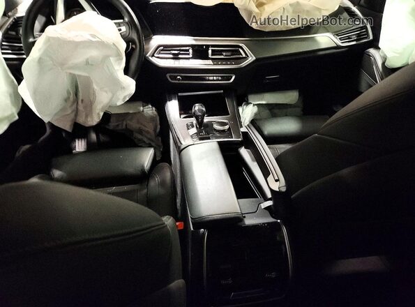 5UXCR6C53KLL06588 2019 BMW X5 Black Առջևի վահանակի տեսք