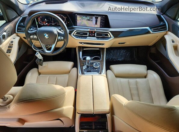 5UXCR6C54KLB12476 2019 BMW X5 Black Dashboard view
