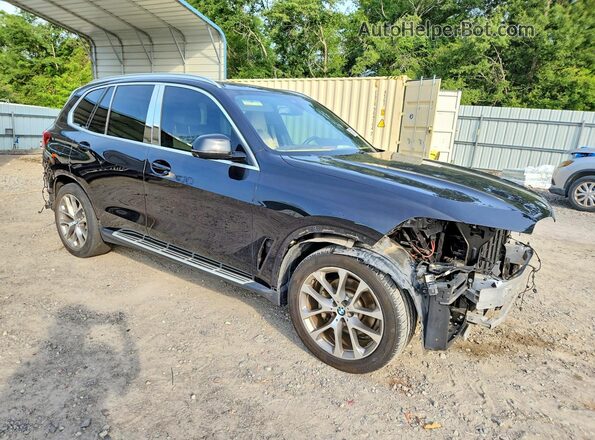 5UXCR6C54KLB12476 2019 BMW X5 Black Front right