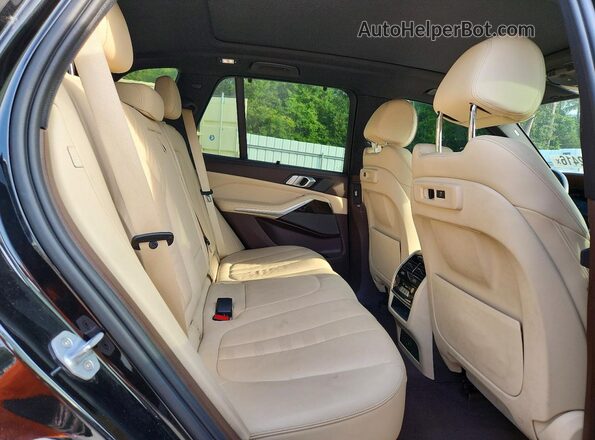 5UXCR6C54KLB12476 2019 BMW X5 Black Rear interior view