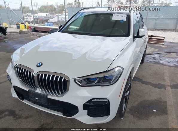 5UXCR6C54KLK87761 2019 BMW X5 White წინა ხედი