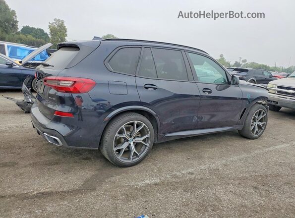 5UXCR6C54KLL06986 2019 BMW X5 Blue Задня права чверть