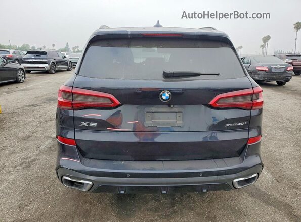 5UXCR6C54KLL06986 2019 BMW X5 Blue Вид ззаду
