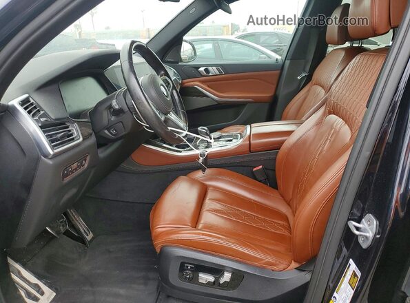 5UXCR6C54KLL06986 2019 BMW X5 Blue Вид салону спереду