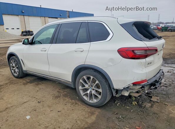 5UXCR6C55KLL06897 2019 BMW X5 White Հետևի ձախ