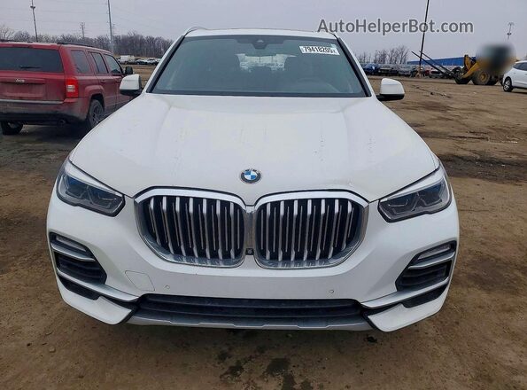 5UXCR6C55KLL06897 2019 BMW X5 White Դիմացի տեսք