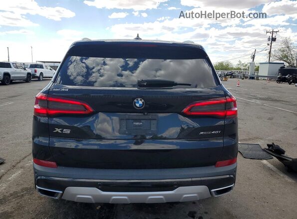 5UXCR6C57KLB12293 2019 BMW X5 Black Widok z tyłu