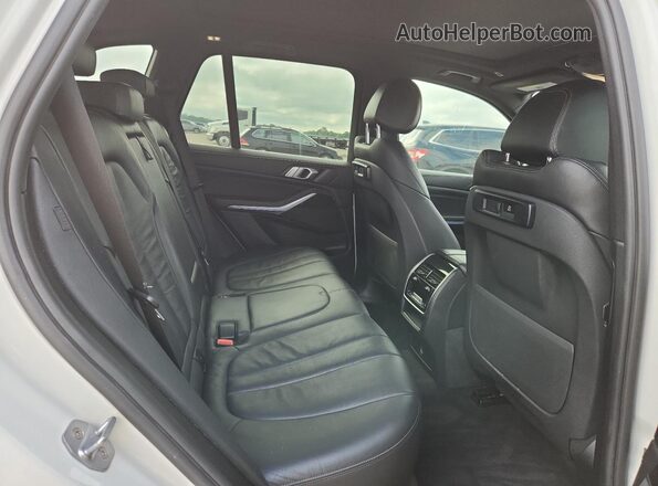 5UXCR6C57KLL06657 2019 BMW X5 White Rear interior view