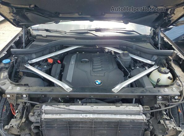 5UXCR6C58KLL21751 2019 BMW X5 Black ძრავის განყოფილების ხედი