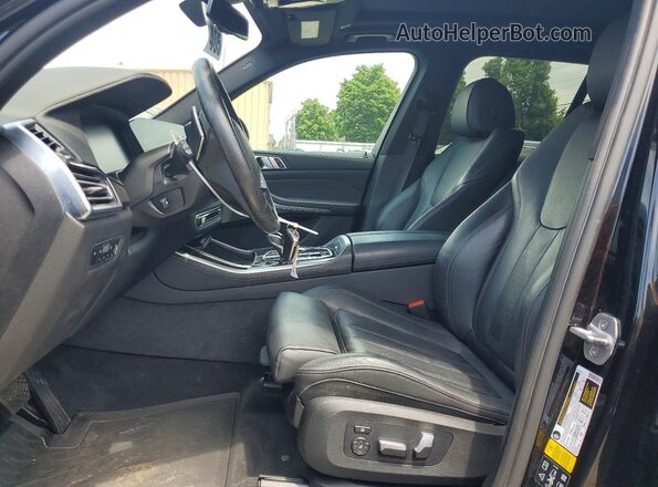 5UXCR6C58KLL21751 2019 BMW X5 Black წინა სალონის ხედი