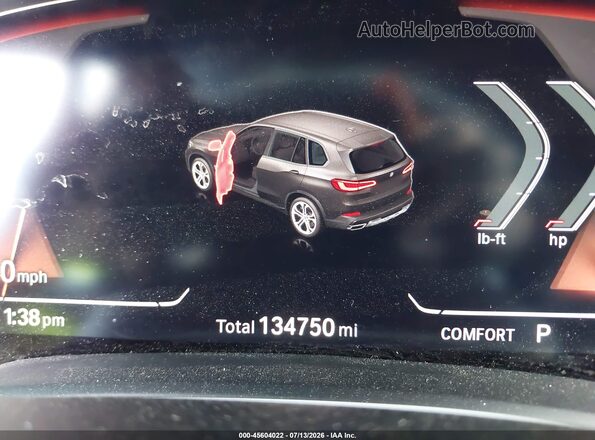 5UXCR6C58KLL35049 2019 BMW X5 Gray Widok tylnych siedzeń