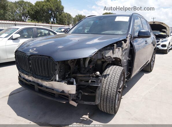 5UXCR6C59KLL35688 2019 BMW X5 Gray Առջևի ձախ երեք քառորդ տեսարան
