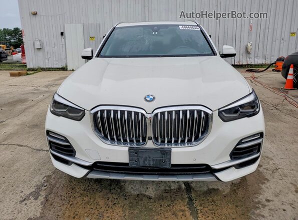5UXCR6C59KLL53771 2019 BMW X5 White Vista frontal