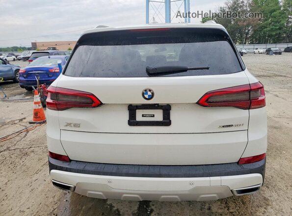5UXCR6C59KLL53771 2019 BMW X5 White Vista trasera