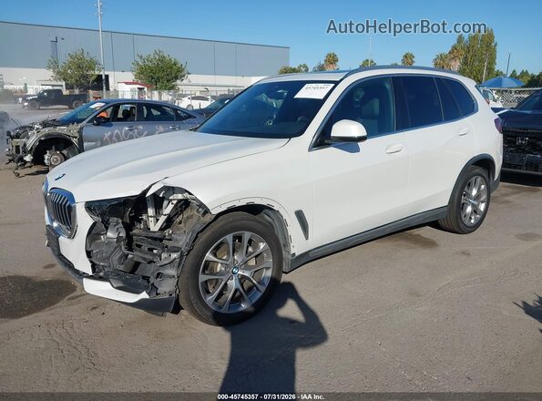 5UXCR6C5XKLL04868 2019 BMW X5 White Передня ліва чверть