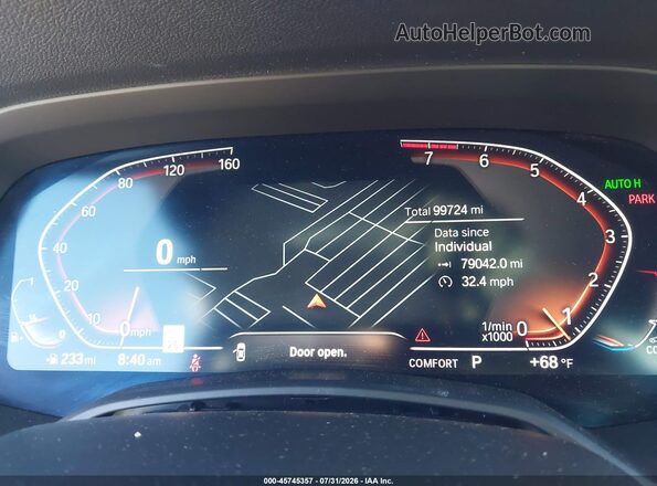 5UXCR6C5XKLL04868 2019 BMW X5 White Вид задніх сидінь