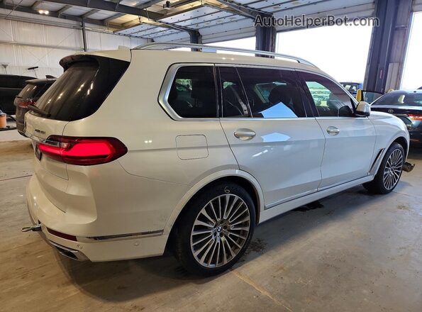 5UXCW2C00L9B98678 2020 BMW X7 White Tył prawy