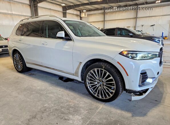 5UXCW2C00L9B98678 2020 BMW X7 White Przód prawy