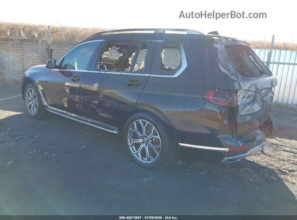 5UXCW2C01M9G78567 2021 BMW X7 Black Հետևի ձախ