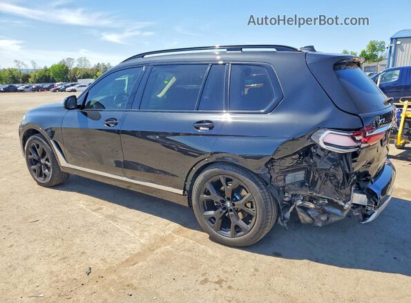 5UXCW2C02M9F57191 2021 BMW X7 Черный Задняя левая четверть