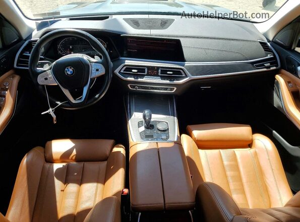 5UXCW2C02M9F57191 2021 BMW X7 Черный Вид панели приборов