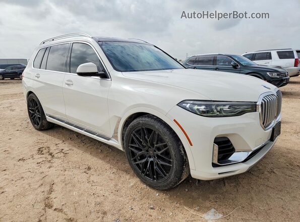 5UXCW2C03L9B89361 2020 BMW X7 White Przód prawy