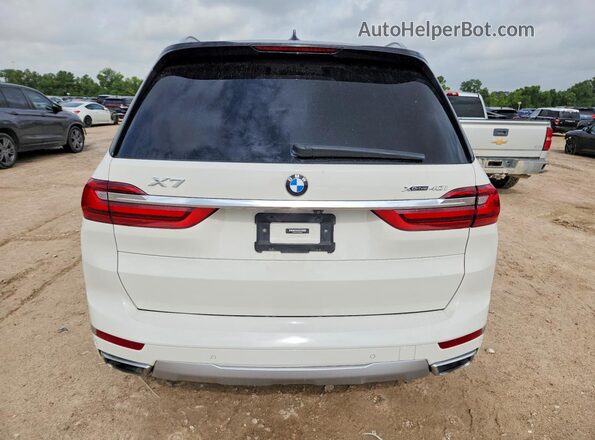 5UXCW2C03L9B89361 2020 BMW X7 White Widok z tyłu