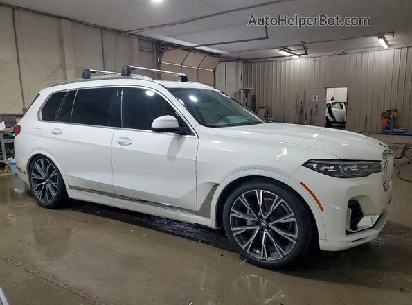 5UXCW2C04L9C40902 2020 BMW X7 Белый Передняя правая четверть
