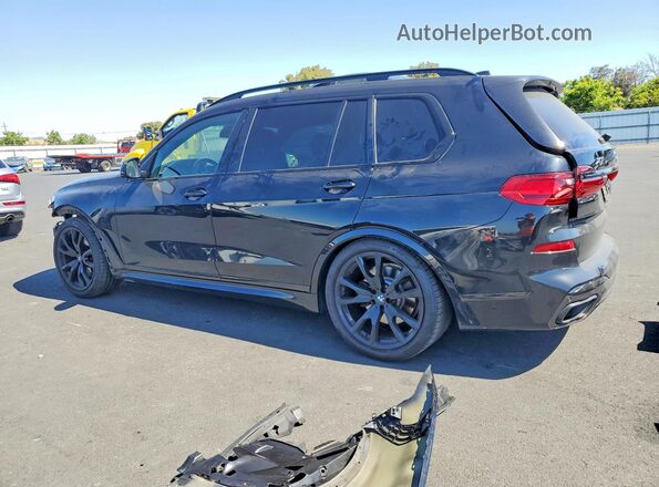 5UXCW2C04M9F58911 2021 BMW X7 Black Trasero izquierdo