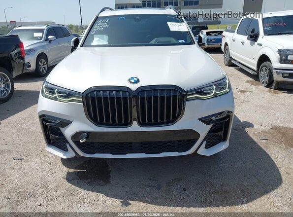 5UXCW2C04M9H78517 2021 BMW X7 White Вид задньої частини салону