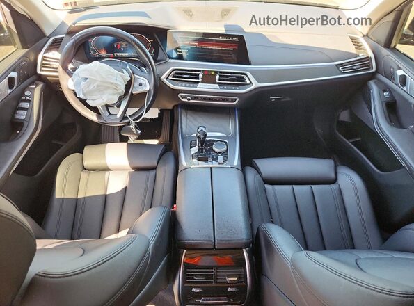 5UXCW2C04N9J48995 2022 BMW X7 Black Вид панелі приладів