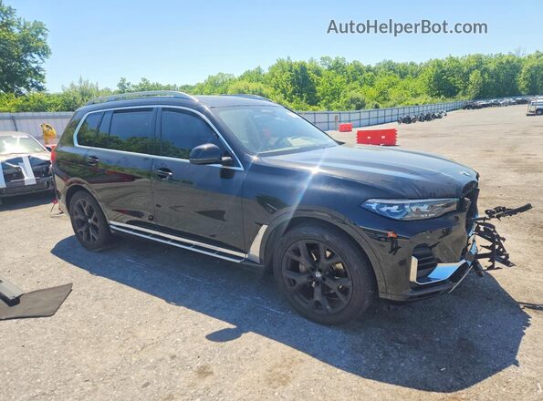 5UXCW2C04N9J48995 2022 BMW X7 Black Передня права чверть