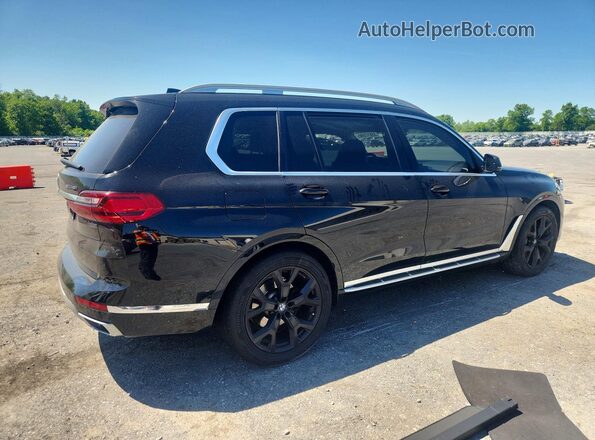 5UXCW2C04N9J48995 2022 BMW X7 Black Задня права чверть