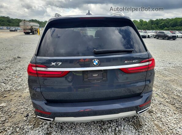 5UXCW2C04N9M14080 2022 BMW X7 Gray Вид ззаду