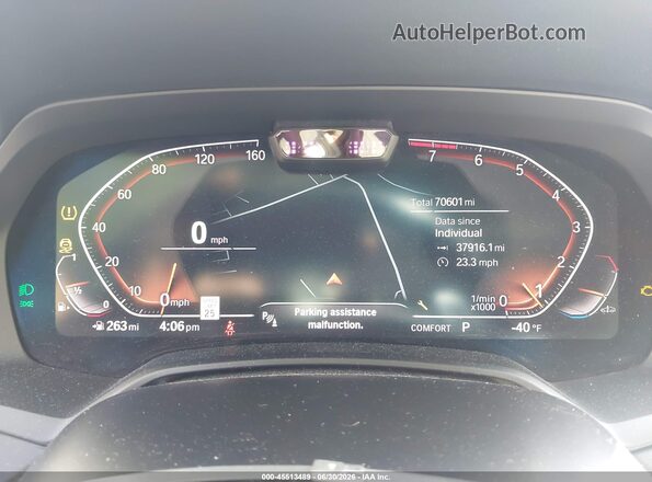 5UXCW2C05L9A01858 2020 BMW X7 Blue Vista de los asientos traseros