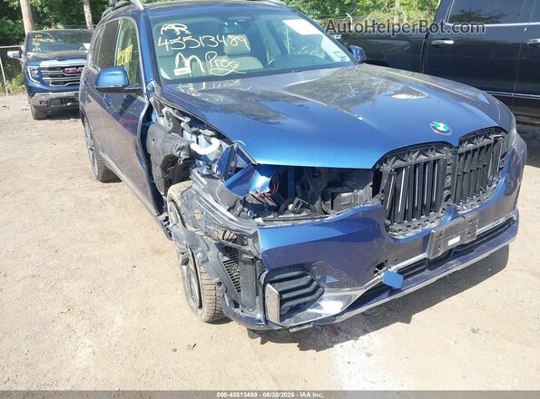 5UXCW2C05L9A01858 2020 BMW X7 Blue Vista frontal