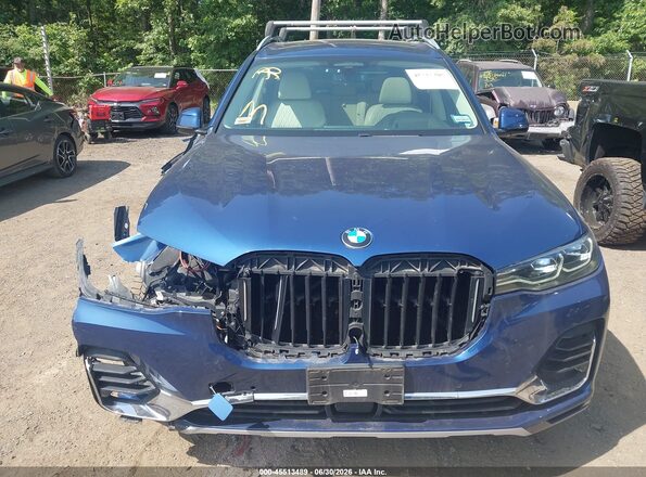 5UXCW2C05L9A01858 2020 BMW X7 Blue Vista del cuadro de instrumentos