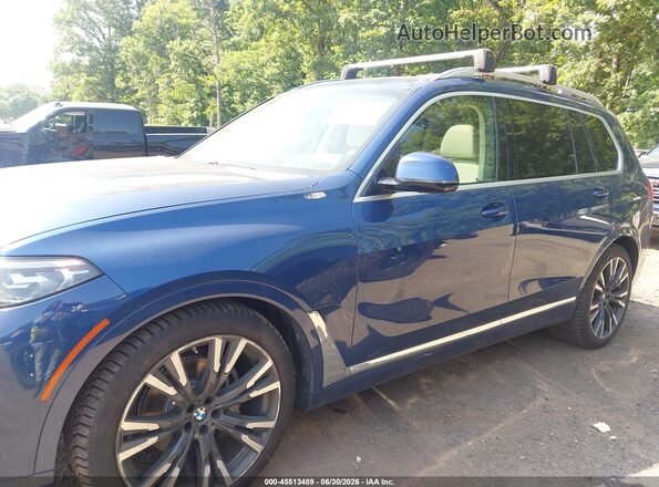 5UXCW2C05L9A01858 2020 BMW X7 Blue Vista interior de 360 grados